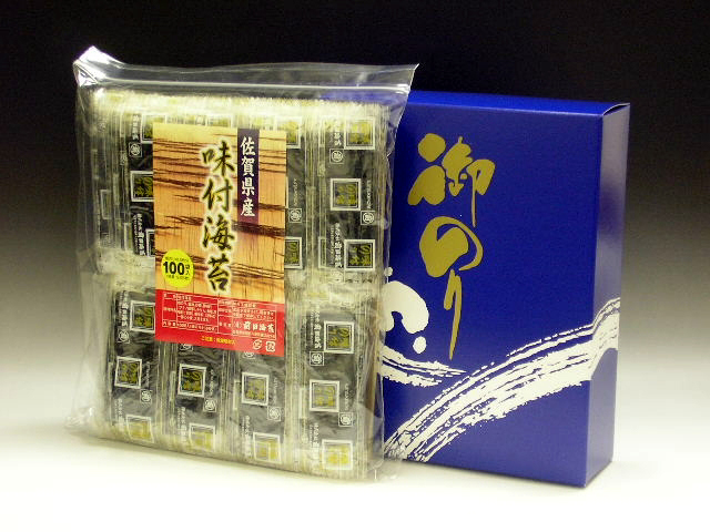 佐賀海苔　味付海苔100袋詰箱入　Ｔ－１６００　