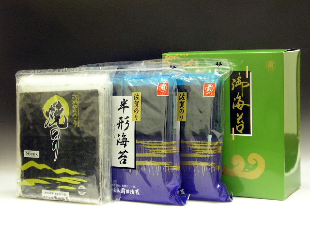 佐賀海苔　焼海苔と半形海苔２つ詰め合わせ