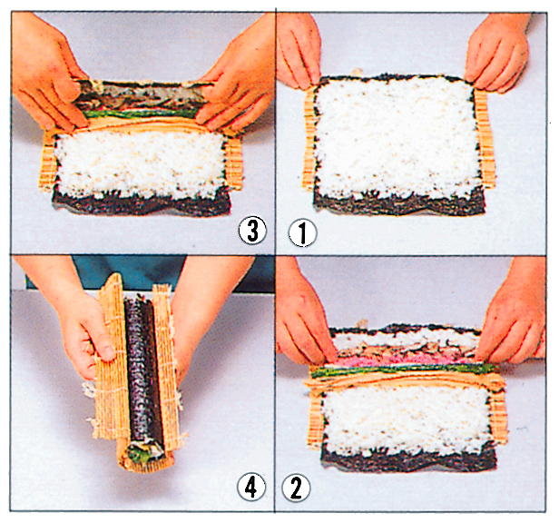 海苔巻きの巻き方